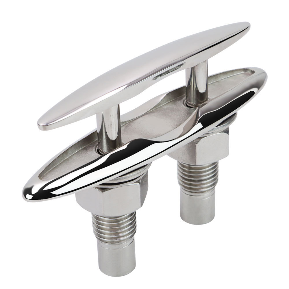 Marine Hardware Stainless Steel High Mirror Polish Pop Up Cleats For Boat