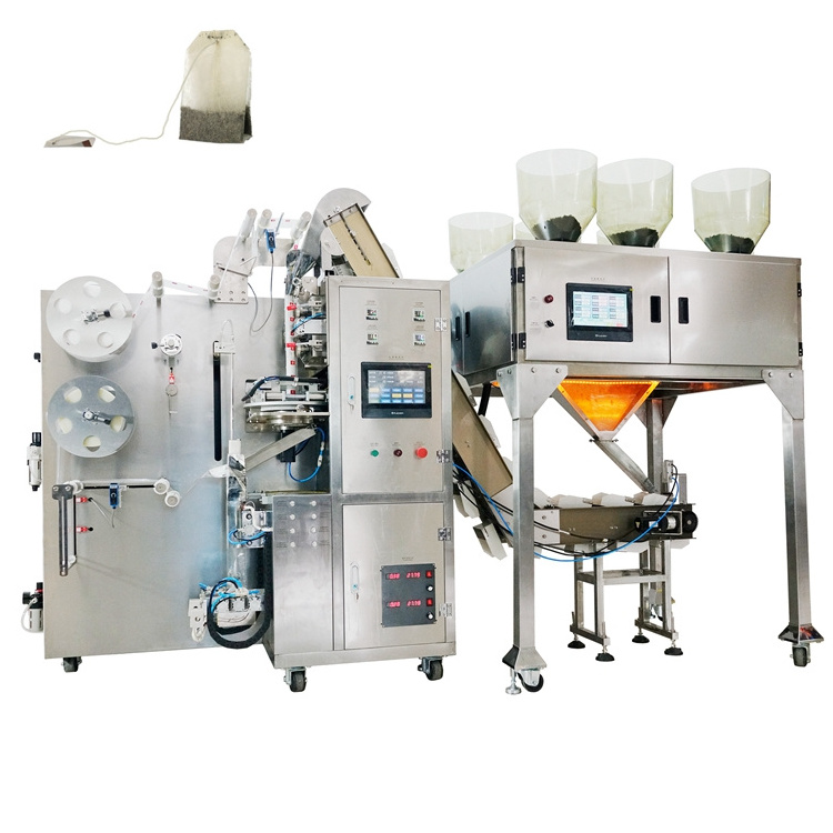 Qindian Machinery Automatic Pyramids Bag Silk Dip Tea Bag Triangle Bag Packaging Machine