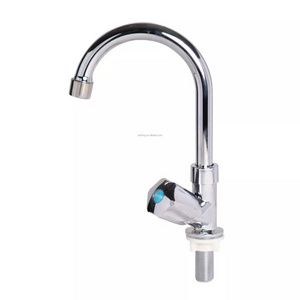 New Products Plastic Faucet Wall Mounted Double Handle Cold And Hot Water Mix Plastic Faucet