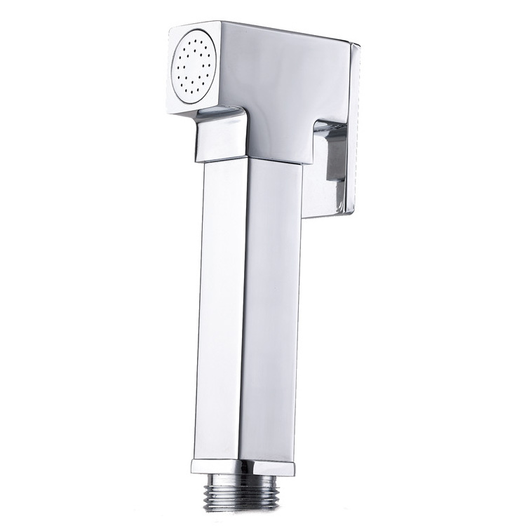 competitive price Portable square brass  shattaf bidet sprayer china supplier anus cleaning shattaf bathroom fitting