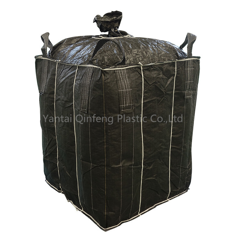 1 Tonner 1.5 Tons PP Bulk Jumbo Big Bag FIBC Packaging Bag For Rice Grain Starch Cassava Cement Landscaping