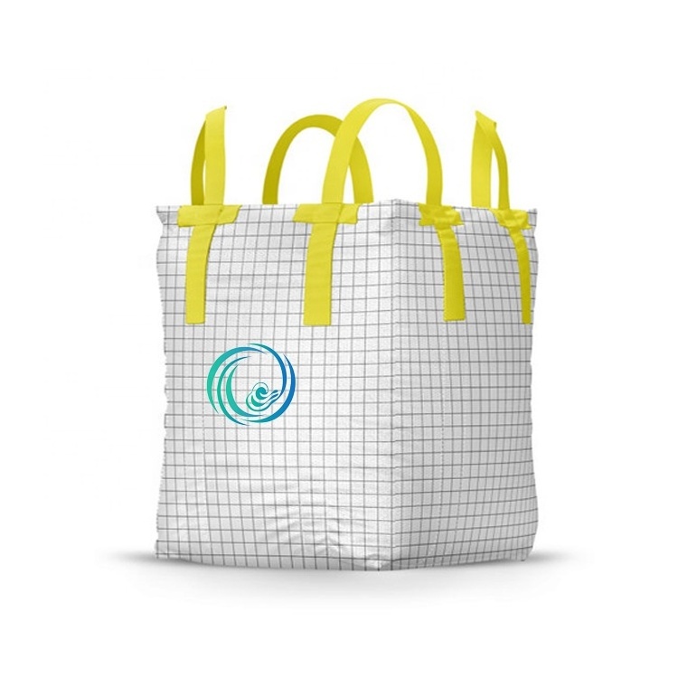 Type C 500kg waterproof UV FIBC electrically conductive Bags PP Dangerous chemicals Packaging bag 1500 kg pp woven jumbo bag