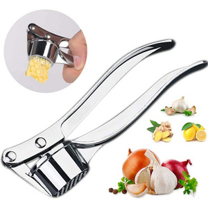 Wholesale New kitchen Professional Food Manual Stainless Steel Crusher Mincer Ginger Chopper Press Garlic Crusher