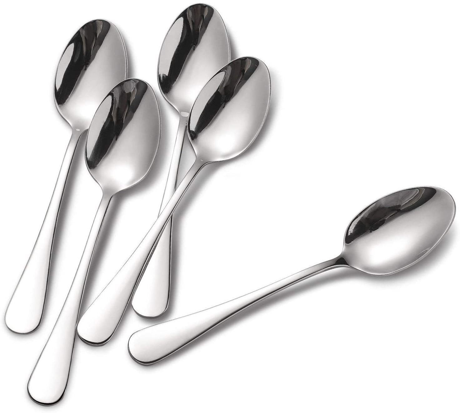 Manufacturer Wholesale Cooking Kitchen Eating Rice Soup Dessert Gold Silver Cutlery Stainless Steel Dinner Spoon