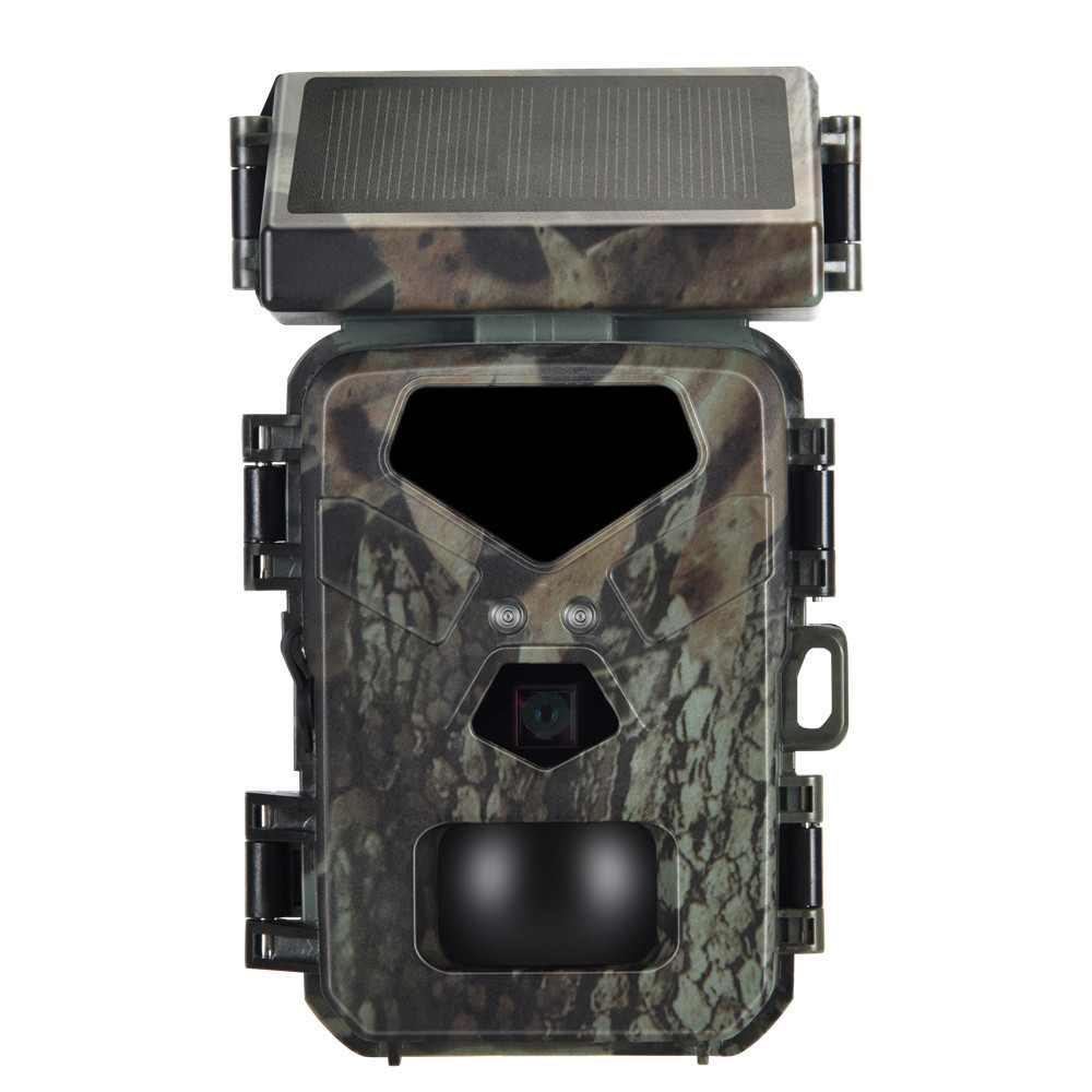 Outdoor Solar Powered Night Vision Trail Hunting Cameras 0.3s Trigger Time Trail Camera for Wildlife Monitoring Hunting