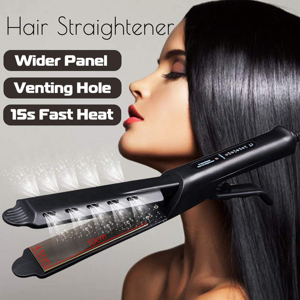 Flat Iron Four Gear Hair Straightening Iron Ceramic Tourmaline Curling Corrugated Wave Corn Irons Wave Iron Hair Straightener