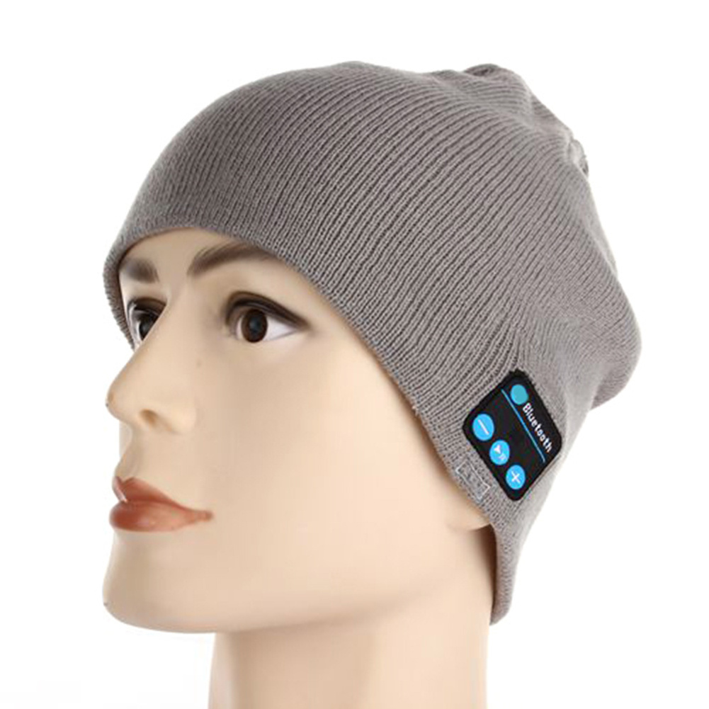 Wireless Headphones Sport Music Hat Smart Headset Beanie  Winter Hat with Speaker for Cell Phone Warm Earphone