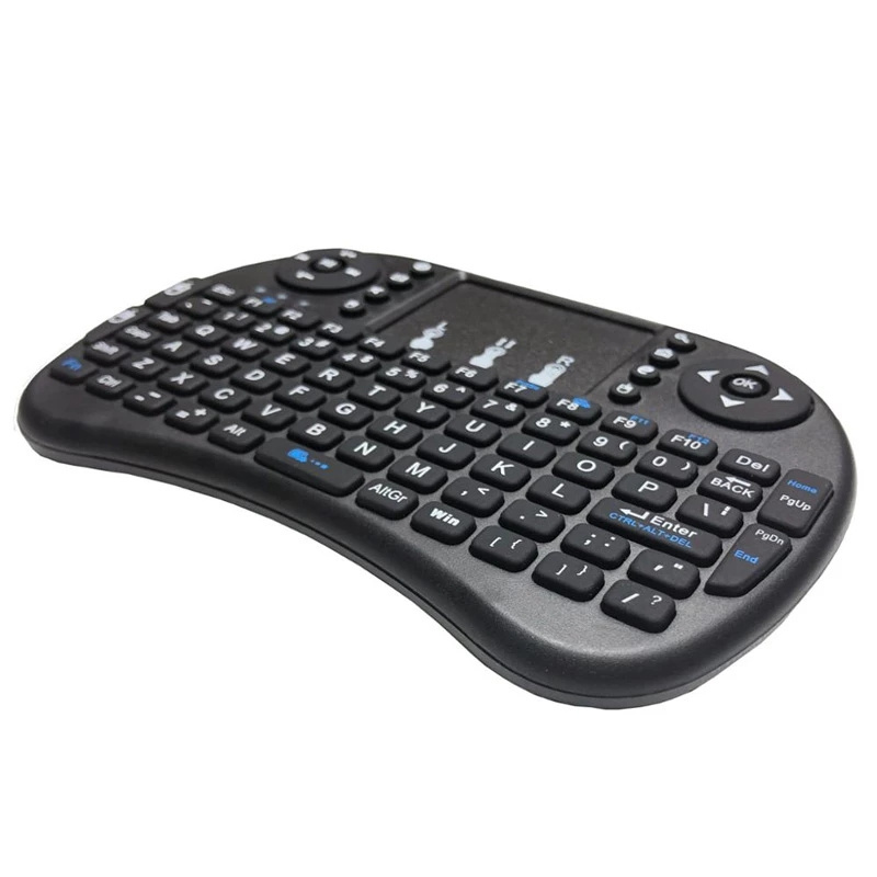 2.4G Wireless Keyboard Portable Touchpad Color Backlit Air Mouse I8 Mini Wireless Folding Keyboard For Android TV Box