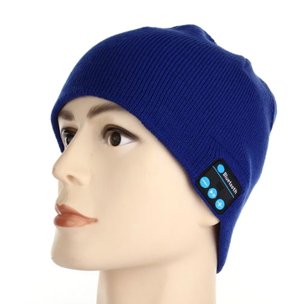 Wireless Headphones Sport Music Hat Smart Headset Beanie  Winter Hat with Speaker for Cell Phone Warm Earphone