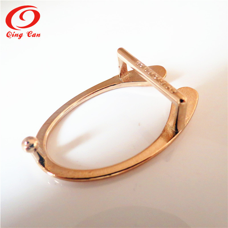 Simple Design Metal Belt Buckle Wholesale Light Gold Color Buckle For Belts