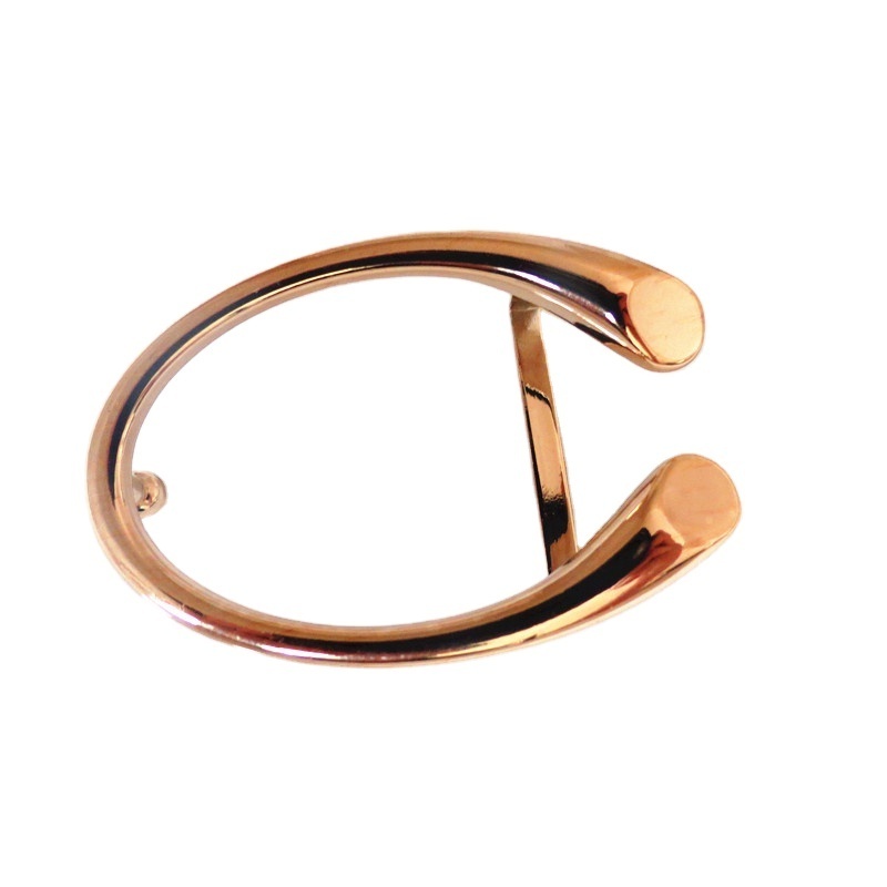 Simple Design Metal Belt Buckle Wholesale Light Gold Color Buckle For Belts