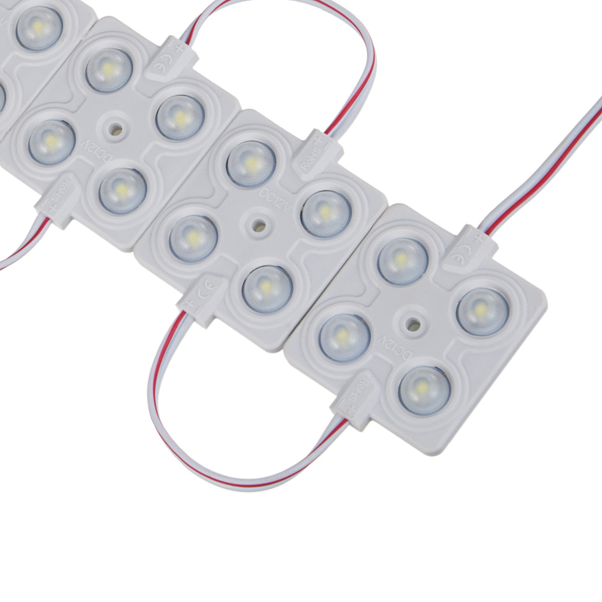 LED modules 4 light 200lm 2 watts smd2835 160 degree  DC 12V  injection module IP65