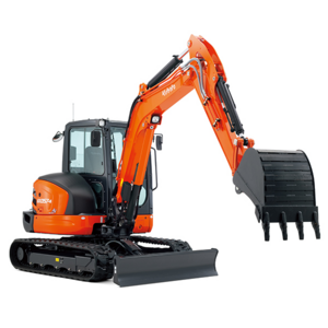 Ce Epa Mini Digger Used Kubota Kx057-4 Mini Excavator With Swing Boom For Cheap Sale