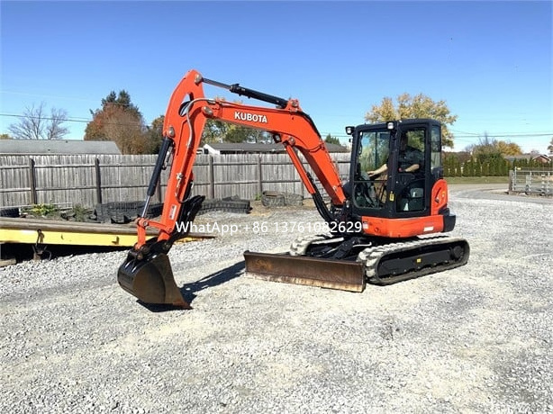 Ce Epa Mini Digger Used Kubota Kx057-4 Mini Excavator With Swing Boom For Cheap Sale