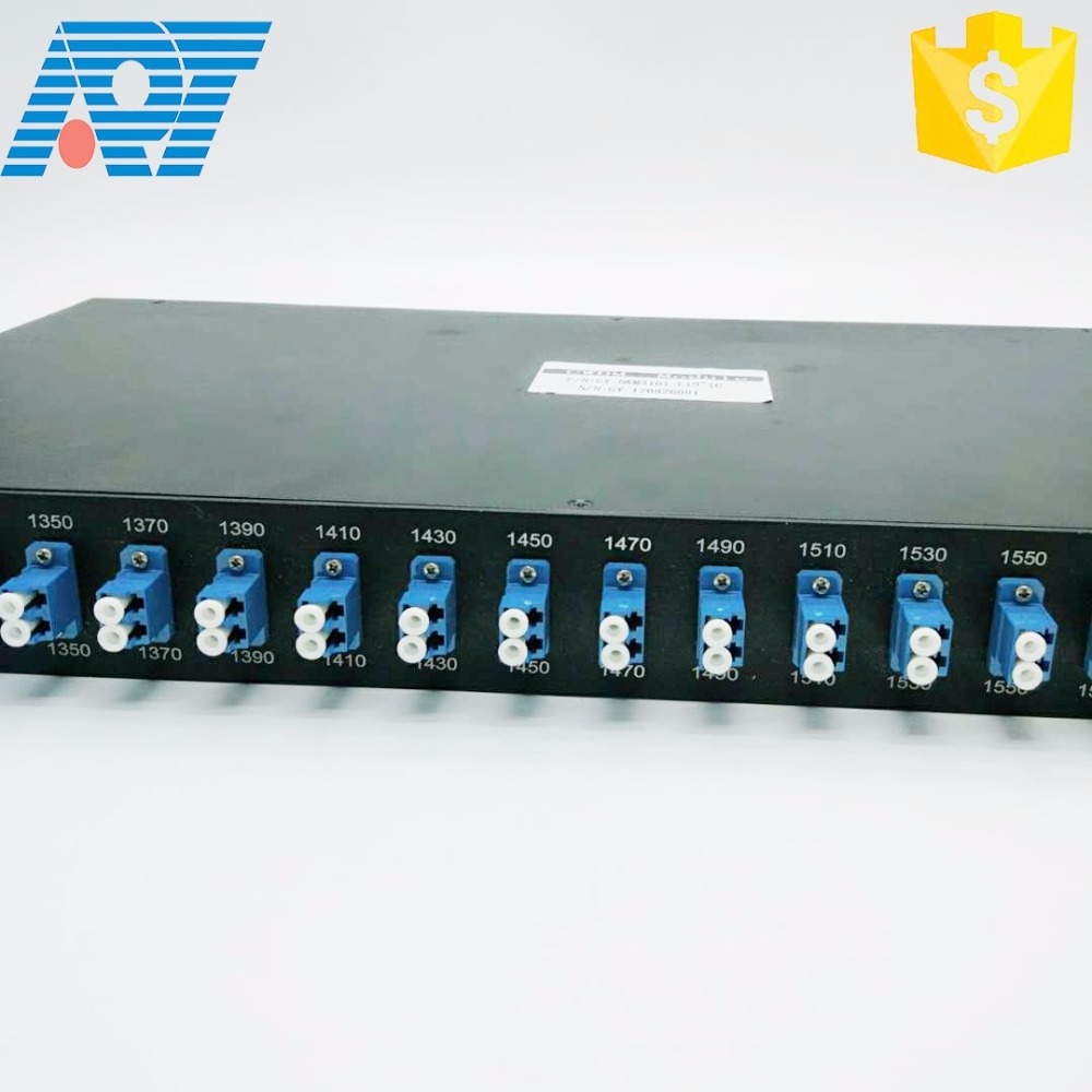 4 8 16 18 48 96 Channels Wdm CWDM DWDM Mux Demux Module 1u Rack Mount