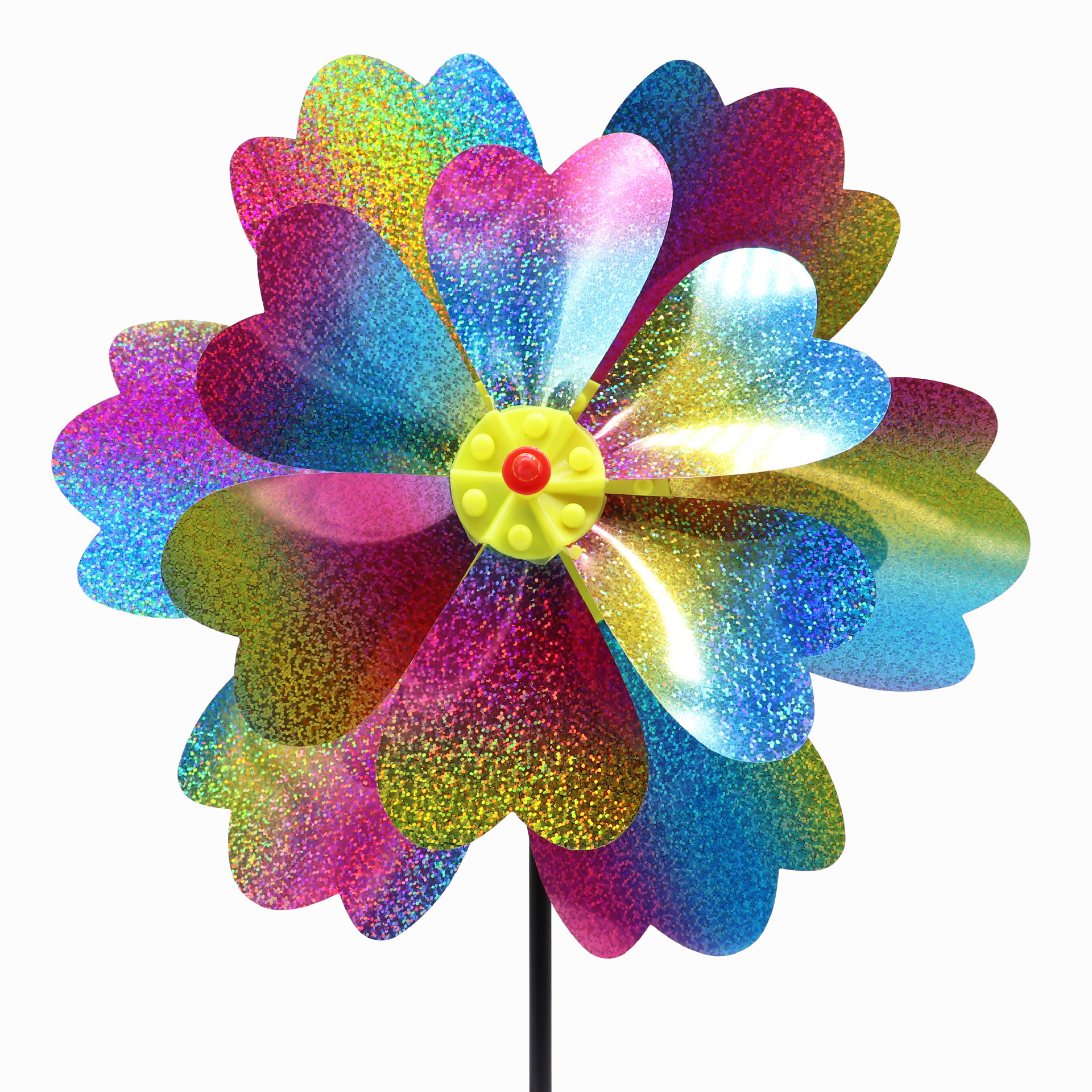 New Fashion Style Flower Windmill Toy Children Outdoor  Wind Windmill