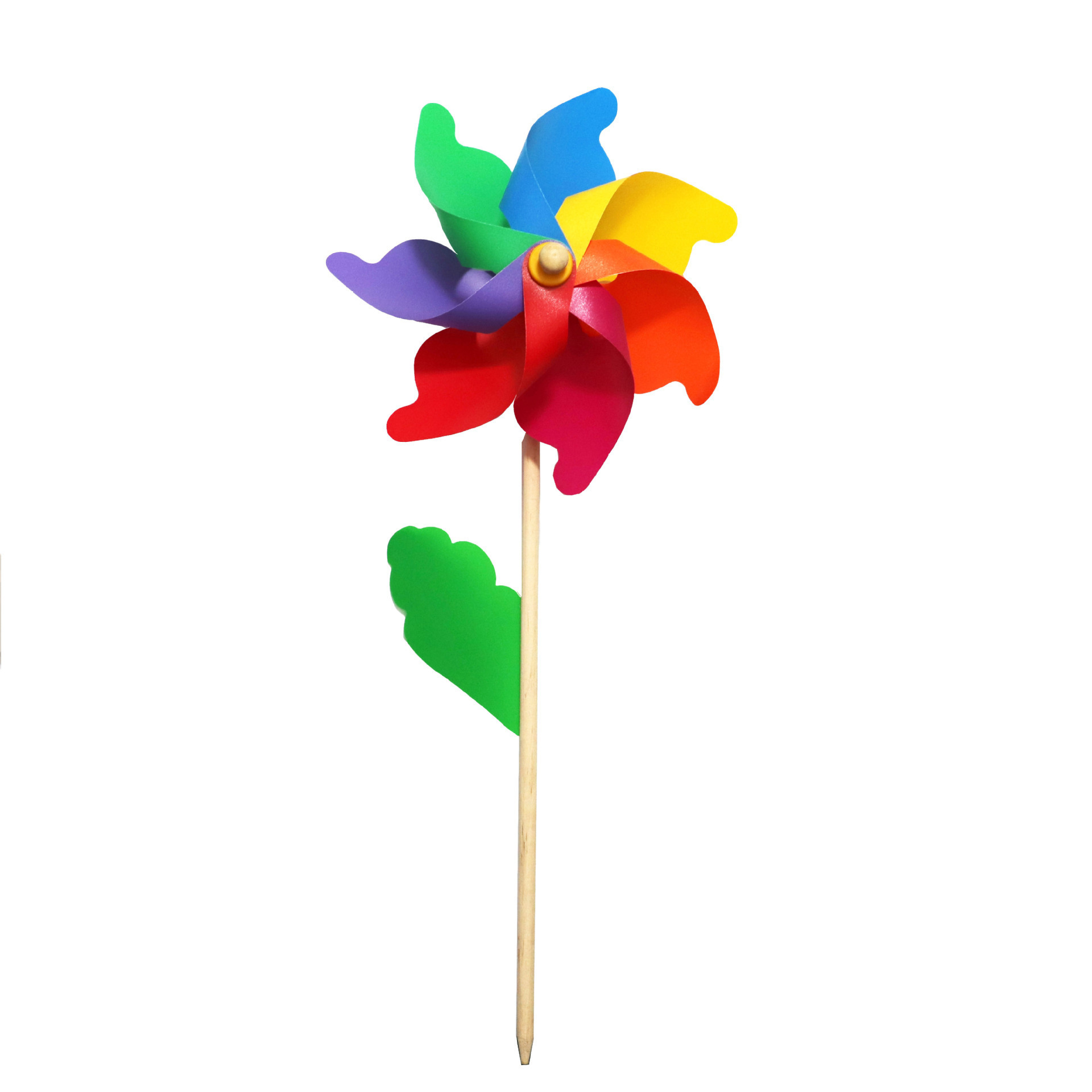 New Fashion Style Flower Windmill Toy Children Outdoor  Wind Windmill