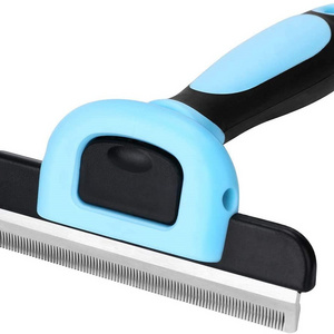 Factory Customize Pet Grooming Brush Undercoat Deshedding Tool for Dogs & Cats Best Cats Grooming Shedding Tools