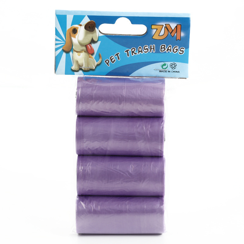 Portable Dog poop bags Cleaner Pet Cleaning Supplies Pet Cleaner Pet Waste Bag Custom Printed Basics bag rolls Standard Enhanced