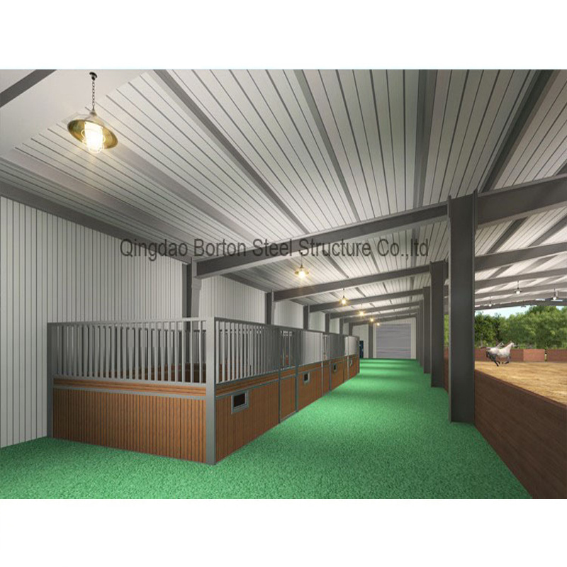 Professional Steel structure indoor horse riding arena prefab steel warehouse barn shed horse arena  for sale