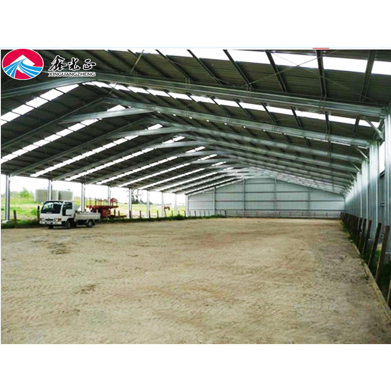 Professional Steel structure indoor horse riding arena prefab steel warehouse barn shed horse arena  for sale