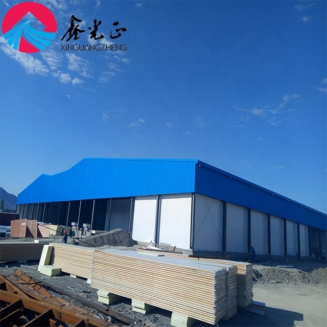 China structural steel metal space frame storage sheds warehouse building construction