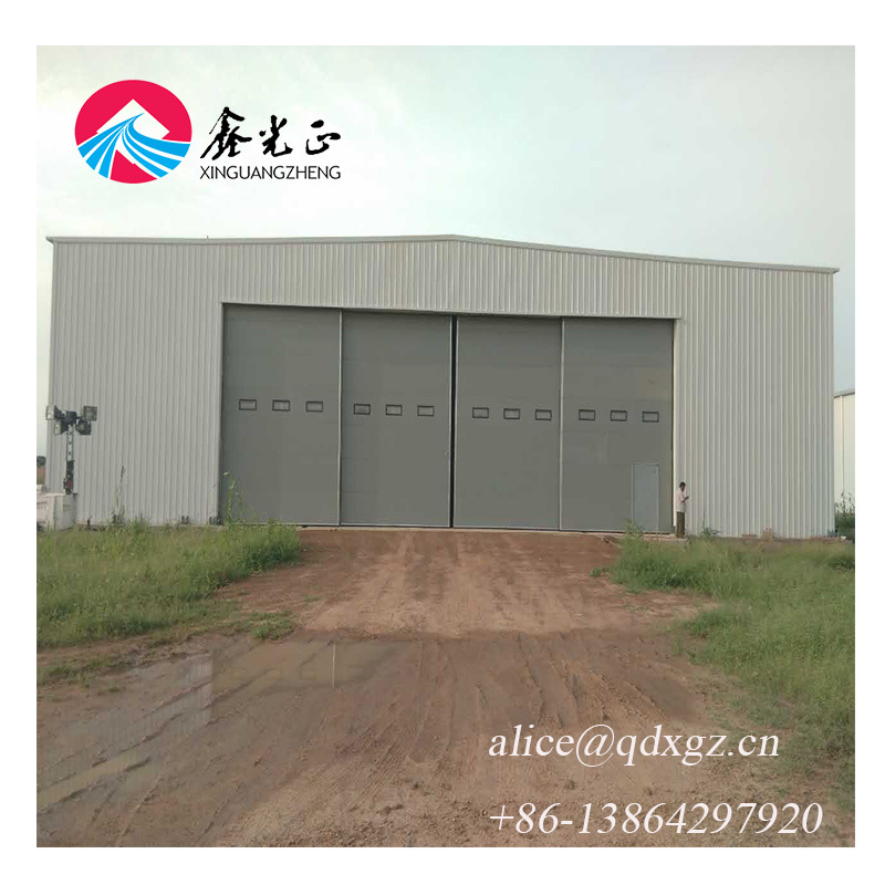 Modern Prefab Steel Structure Building Steel Warehouse/Workshop/Aircraft Hangar/Office Building Material Construction