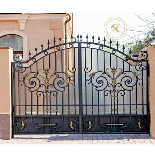 BX latest main gate designs wrought iron driveway swing gate