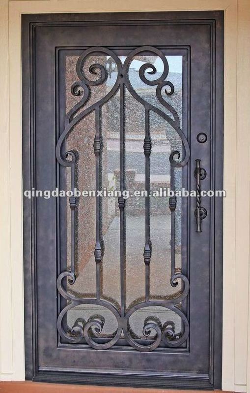 Gate Designs and Garden Arch Steel Doors Wrought Iron Modern Retractable Customized Color Painting