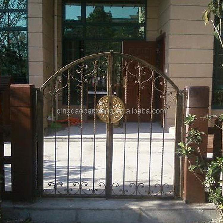 power coating steel doors wrought iron main gate designs single door or double gates