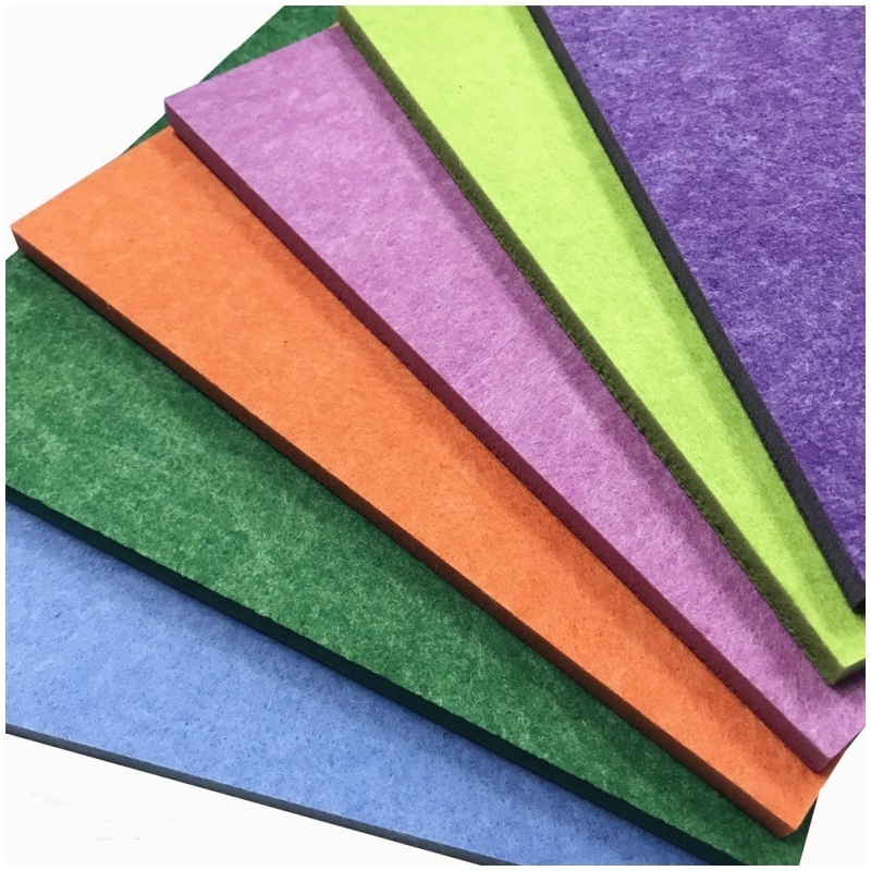 BIZ 9mm noise reduce polyester acoustic soundproof panel polyester felt acoustic wall tile