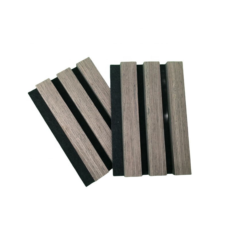 BIZ competitive price slatted wooden acoustic panel panels sound absorbing for wall decoration