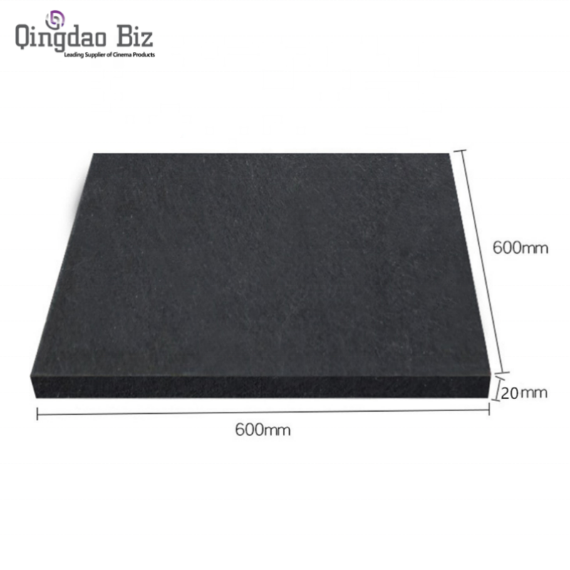 BIZ 110kg 600*600mm Black White Fireproof Acoustic Fiberglass acoustic mineral fibre ceiling tiles