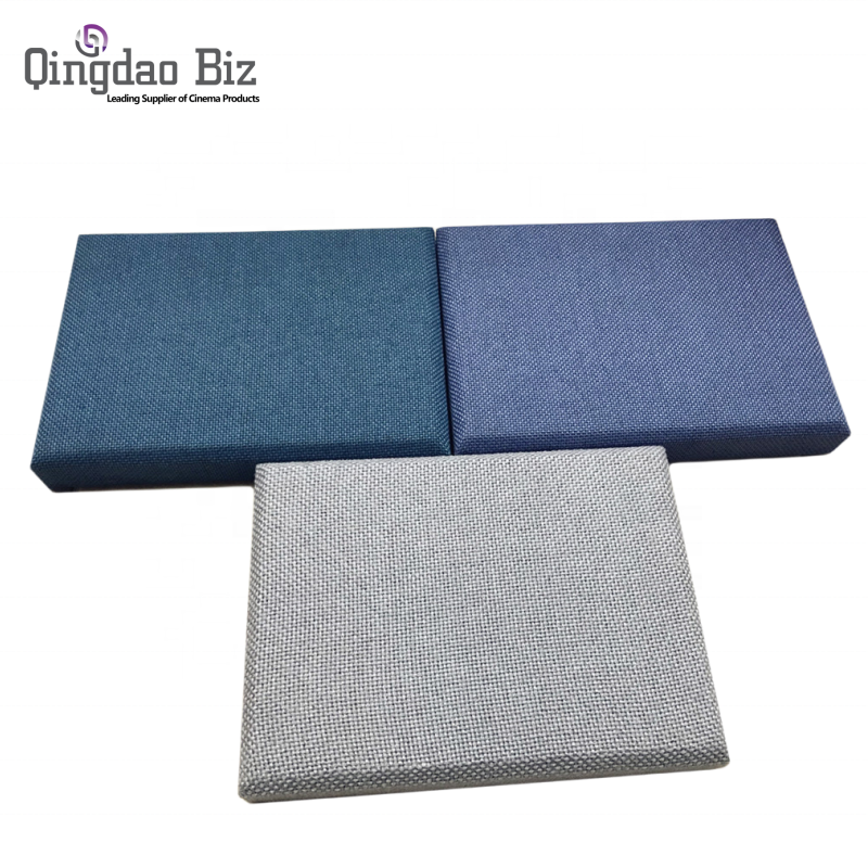 25mm 50mm acoustic panel fabric sound proof wall panels for cinema