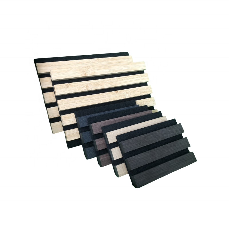 bamboo wood slat white interior akupanel sound absorbing akustic paneling wall wooden slatted soundproof acoustic panel