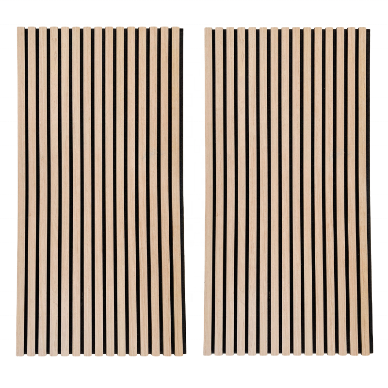 1200x600 oak surface composite wall decor interior slat wooden akupanel sound absorption art acoustic panel