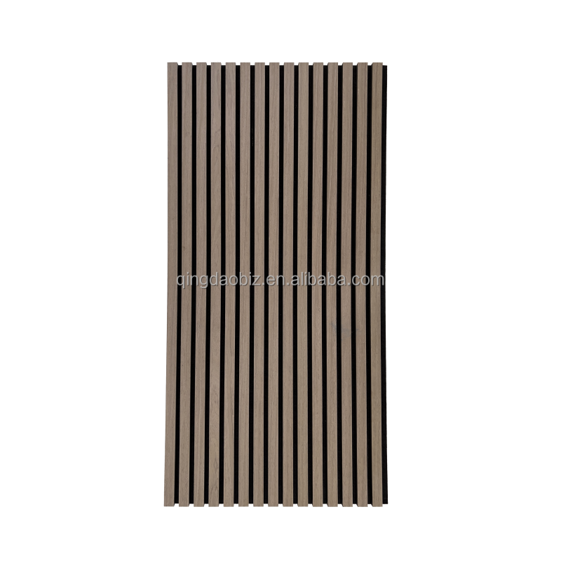 BIZ Black Acoustic Wood Wall Panel Modern Wood Slated Panels Wood Panel Wall Acoustic