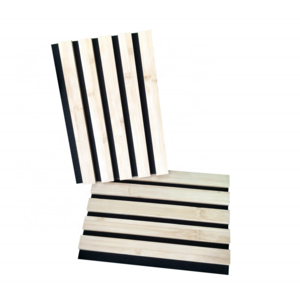 BIZ competitive price slatted wooden acoustic panel panels sound absorbing for wall decoration