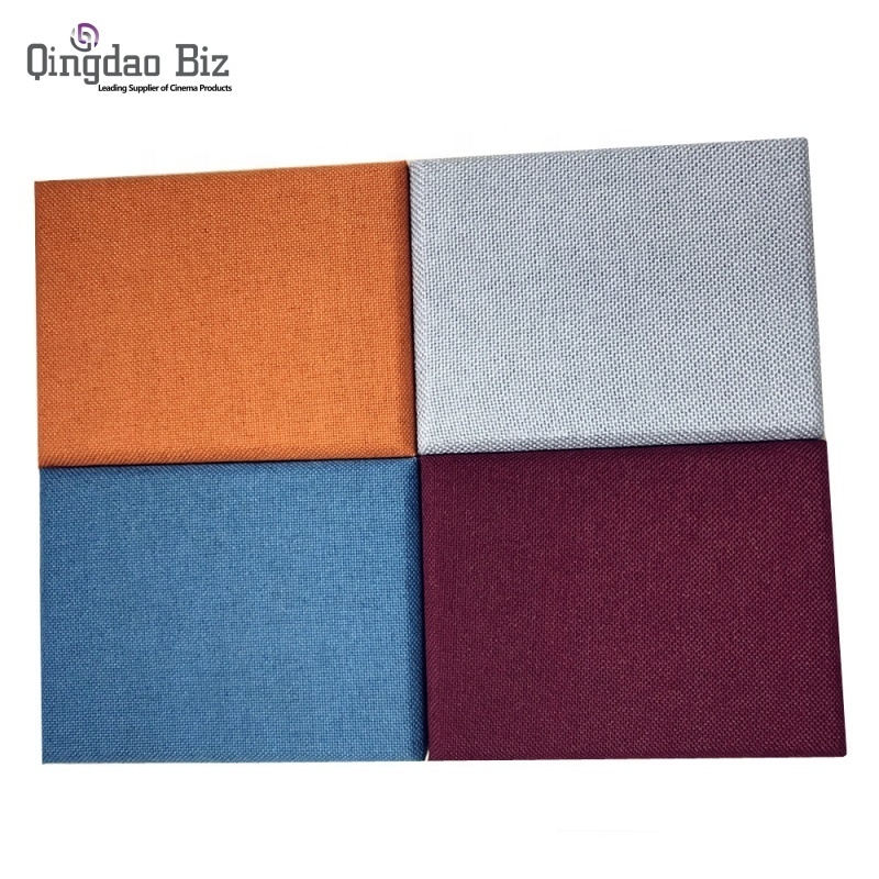 Flame Retardant Fabric Wrapped soundproof board sound absorption panel acoustic fabric wall panels