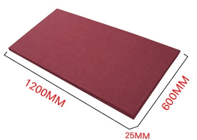 decorative noise reduce fiberglass core flame retardant acoustical fabric wrapped acoustic wall panel for cinema