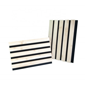 bamboo wood slat white interior akupanel sound absorbing akustic paneling wall wooden slatted soundproof acoustic panel