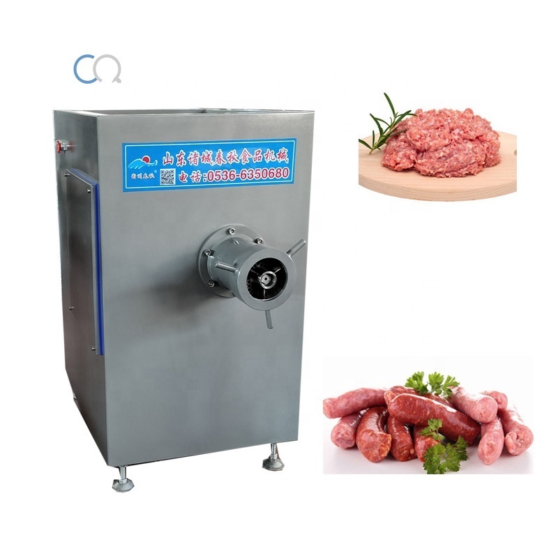 Industrial professional industrial meat and bone grinder / frozen meat mincing grinding machine for export