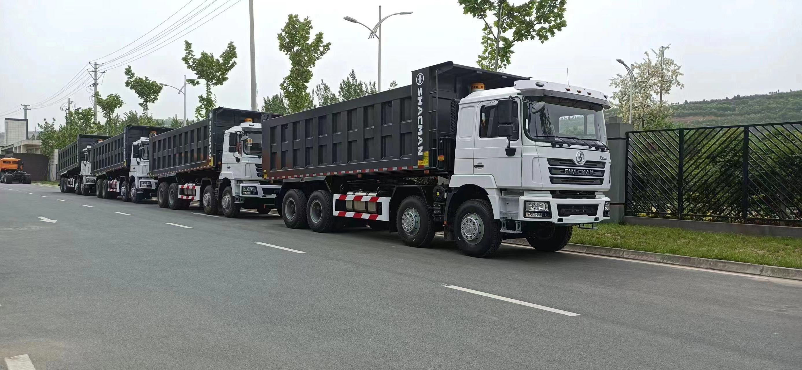 Shacman F3000 8x4 construction transportation dump truck 12 tires with factory price