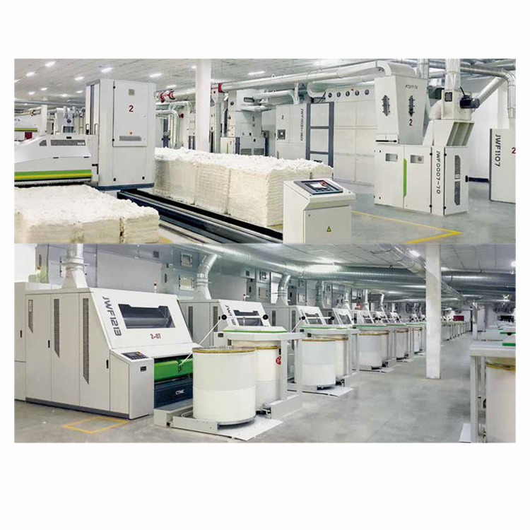 Textile Production Line Blowroom Carding Cotton Yarn Machine