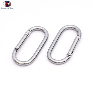 HF 316 stainless steel oval climbing carabiner snap screw hook