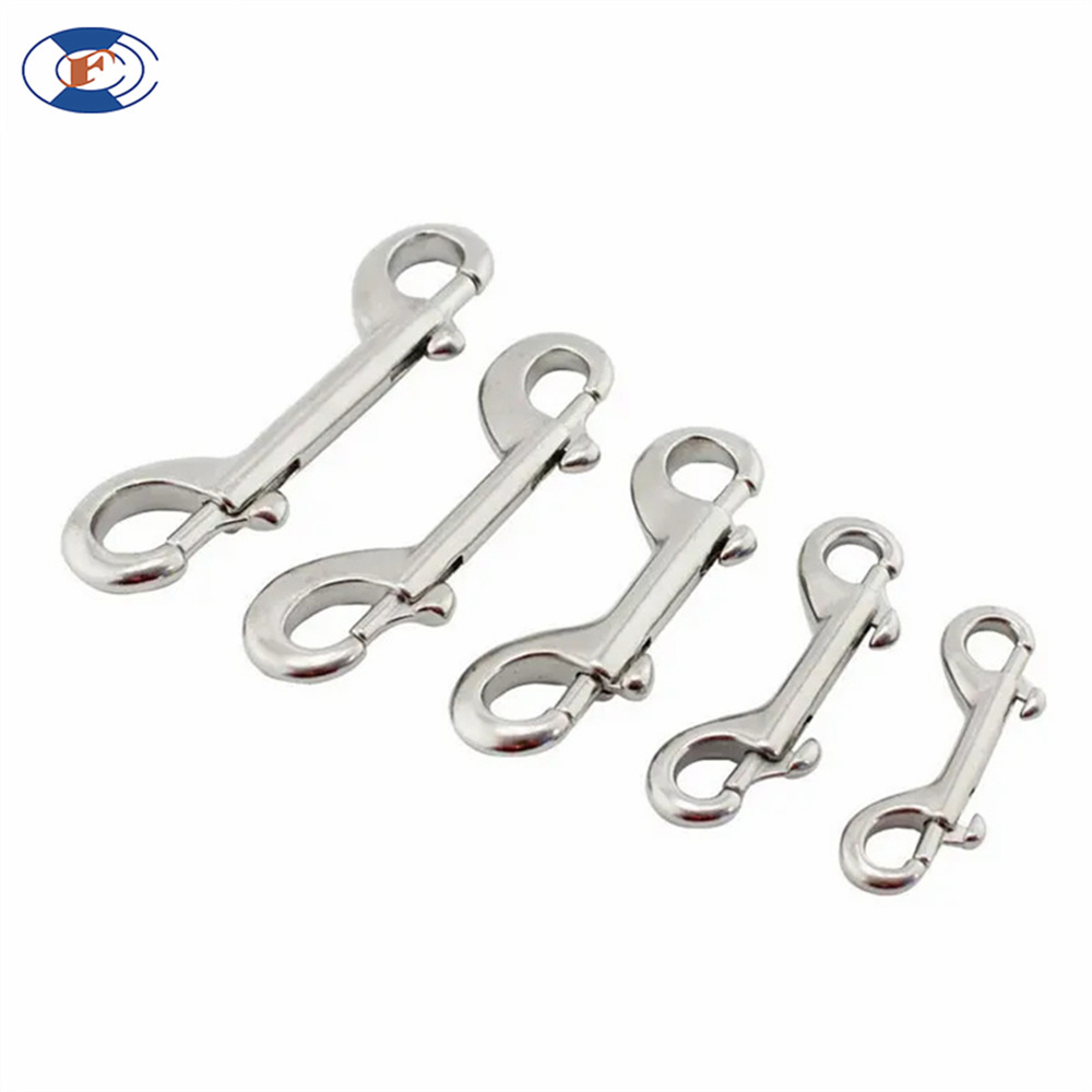 HF custom double end bolt snap hooks stainless steel 316 snap hook with screw lock