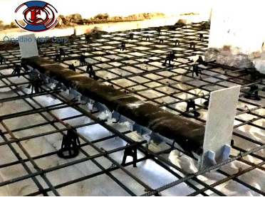 reinforcing concrete plastic rebar chair spacer