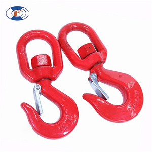 HF Grade 80 Swivel Hook w Safety Latch Lifting Sling Slip Rigging heavy lifting swivel hook