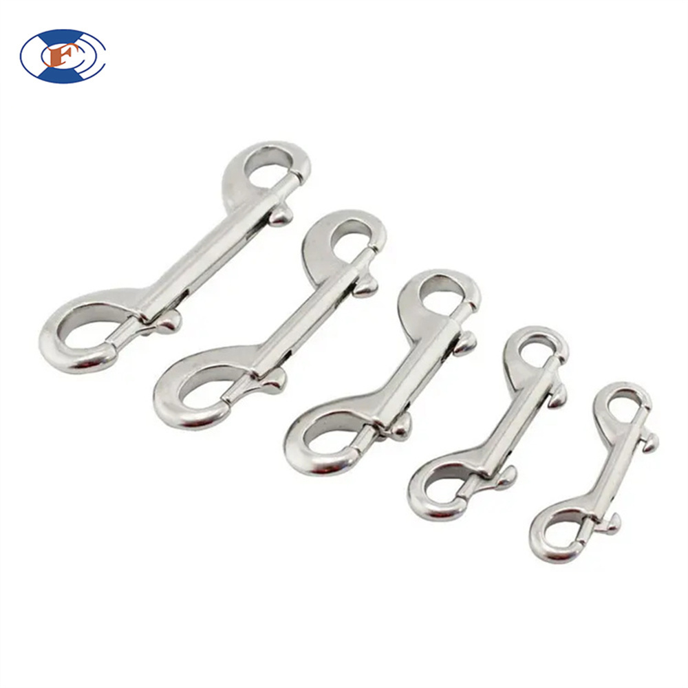 HF snap hook with screw lock custom double end bolt snap hooks stainless steel 316