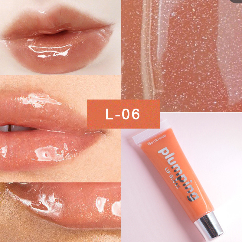 L-01 OEM ODM Wholesale Custom Label Vegan Clear Pink Lasting Lip Gloss Private Label Lipgloss vendor